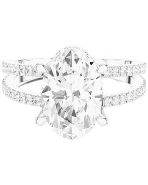 Amairah 14K 3.50 Ct. Tw. Lab-Grown Diamond Engagement Ring - White