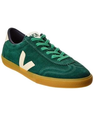 Veja Volley Suede Trainer - Green