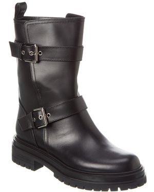 Gianvito Rossi Thiago Leather Boot - Black