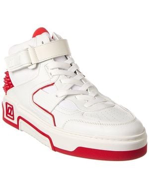 Christian Louboutin Astroloubi Leather Trainer - White