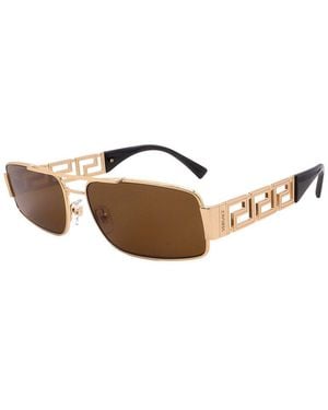 Versace 60Mm Sunglasses - Brown