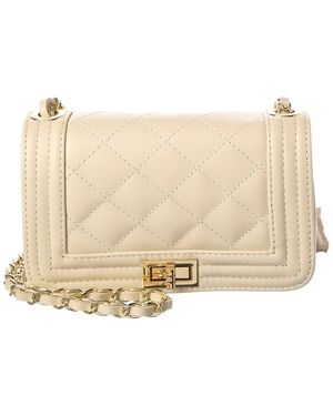 Persaman New York Caroline Quilted Leather Crossbody - Natural