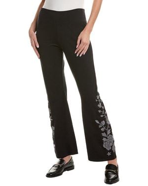 Johnny Was Petite Celina High Waist Baby Flare Legging - Black