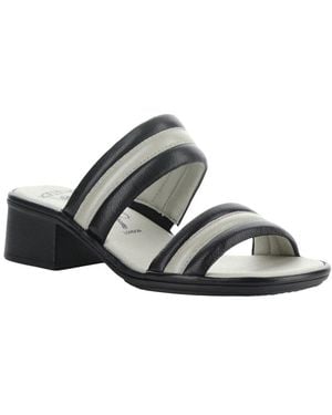 Fly London Eity Leather Sandal - Black
