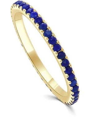 Sabrina Designs 14k 0.66 Ct. Tw. Lapis Eternity Ring - Blue