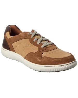 Clarks Mapstone Sport Leather Sneaker - Brown