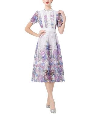 DZA Midi Dress - Purple