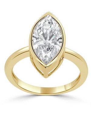 Sabrina Designs Lab Grown Diamonds Sabrina Designs 14K 3.00 Ct. Tw. Lab-Grown Diamond Ring - Metallic