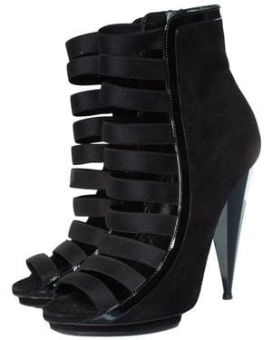 Gucci Leather Olimpia Sandal (Authentic Pre-Loved) - Black