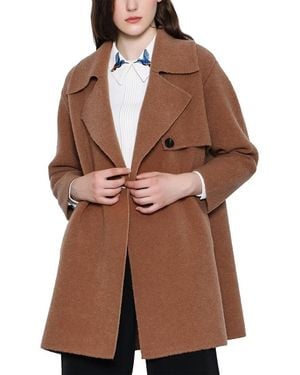 MALABO Wool-Blend Coat - Brown