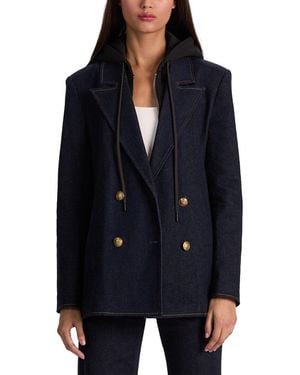 Alice + Olivia Jordan Denim Blazer - Blue