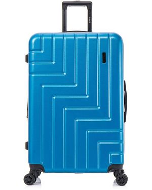 DUKAP Zahav Lightweight Expandable Hardside Spinner Luggage 28" - Blue