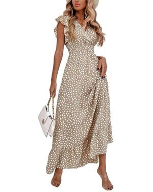 TAZGA Maxi Dress - Natural