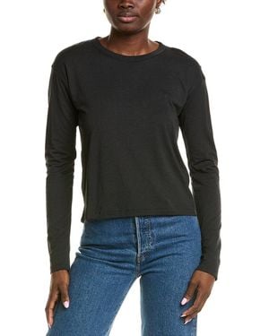 Rag & Bone Mai Crop T-Shirt - Black