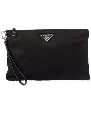 Prada Tessuto Clutch - Black