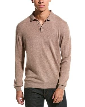 Brodie Cashmere Wool & Cashmere-Blend Brodie Trophy Neck Jumper - Multicolour