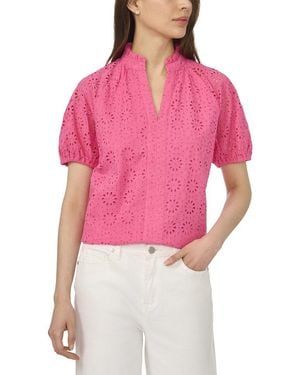 Cece Woven Top - Pink