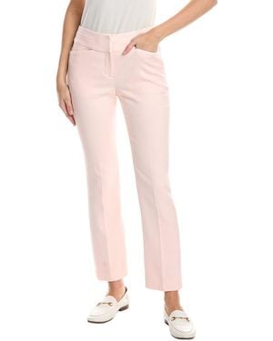 Tahari Petite Twill Pant - Pink