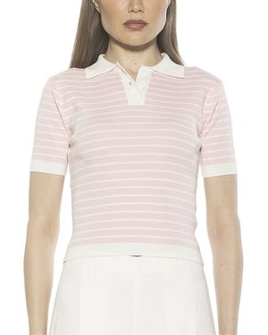 Alexia Admor Elani Polo Shirt - White
