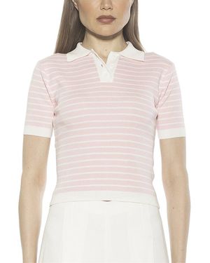 Alexia Admor Elani Polo Shirt - White