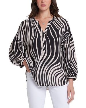 NYDJ Paulina Blouse - Black