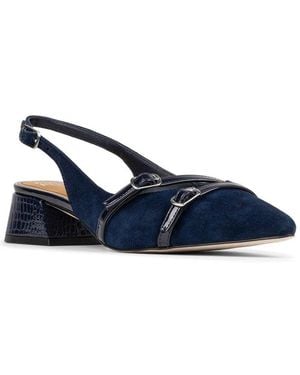 Donald J Pliner Pierette Suede Slingback - Blue