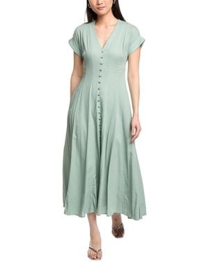Taylor Linen-Blend Maxi Dress - Green