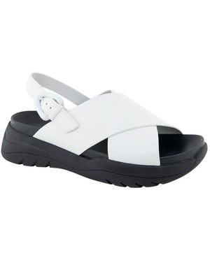 Aerosoles Harlow Flat Sandal - White