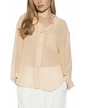 Alexia Admor Atticus Shirt - Natural