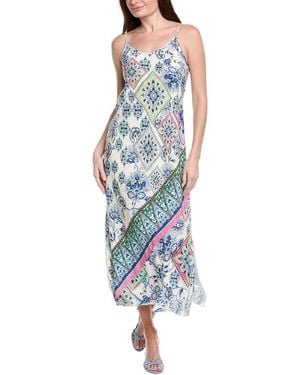 Johnny Was Gigianna Slip Dress - Blue