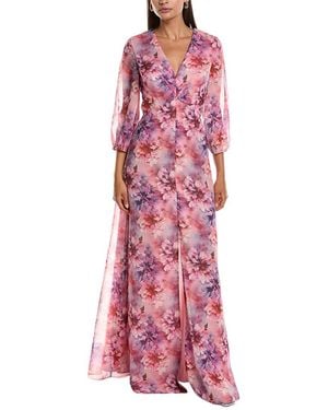 Rene Ruiz Organza Gown - Red