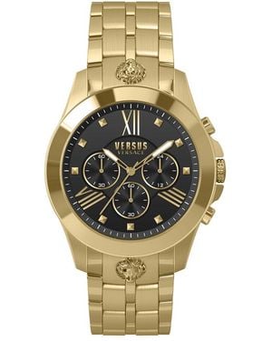 Versus Versus By Versace Chrono Lion Watch - Metallic