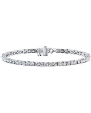 Lab Grown Diamonds 14K 5.00 Ct. Tw. Lab-Grown Diamond Tennis Bracelet - White