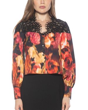 Alexia Admor Bryne Top - Red