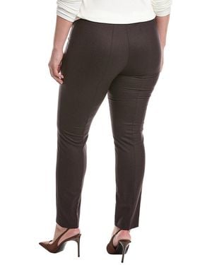 Kenneth Cole Pleated High-Rise Pant - Grey