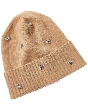 Portolano Scattered Stones Cashmere Beanie - Natural