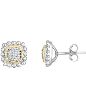 Phillip Gavriel 18K & 0.14 Ct. Tw. Diamond Studs - Metallic