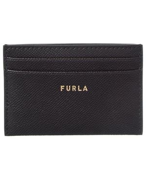 Furla Gardenia Leather Wallet - Black