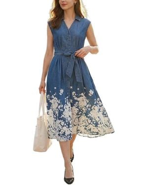 BRC By BURRYCO Sleeveless Midi Dress - Blue
