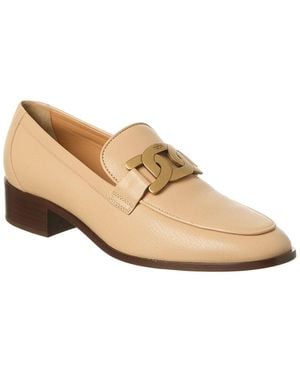 Tod's Leather Loafer - Natural