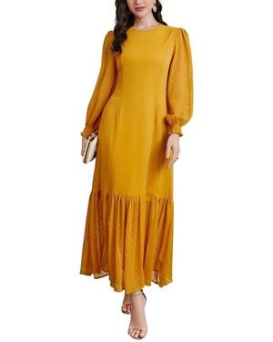 COLON DIANA Maxi Dress - Yellow