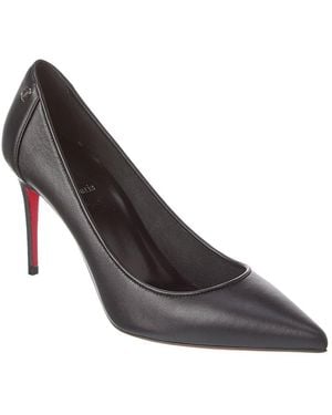 Christian Louboutin Sporty Kate 85 Leather Pump - Metallic