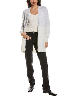 Forte Ombre 100% Cashmere Cardigan - White
