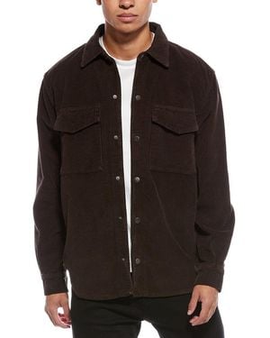 DL1961 Hudson & Perry Corduroy Shirt Jacket - Black