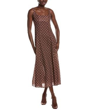 Moonsea Midi Dress - Brown