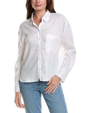 LOLA RIVER Solid Shirt - White