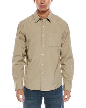 Vince Poplin Classic Shirt - Natural