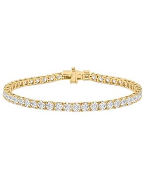 Lab Grown Diamonds 14K.00 Ct. Tw. Lab-Grown Diamond Tennis Bracelet - Metallic