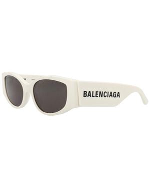 Balenciaga Bb0258S 56Mm Sunglasses - White
