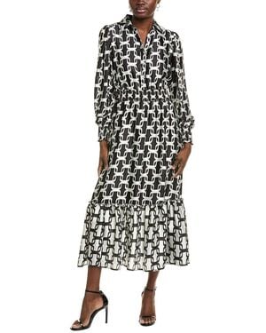 Tahari Maxi Dress - White